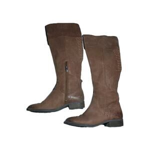 Vince Camuto Patamina Knee High Boot Brown Leather Women’s Size 8 US 39.5 EU